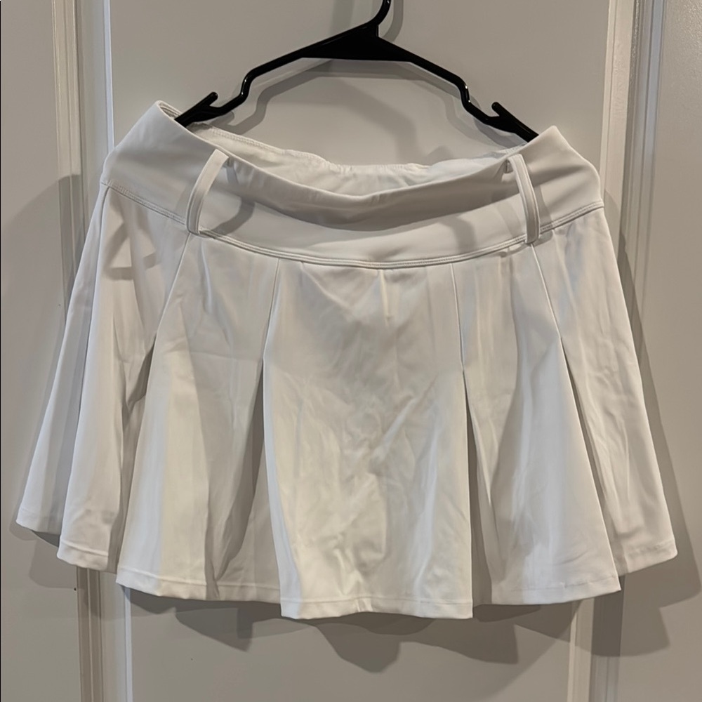 Chic White Tennis Skort